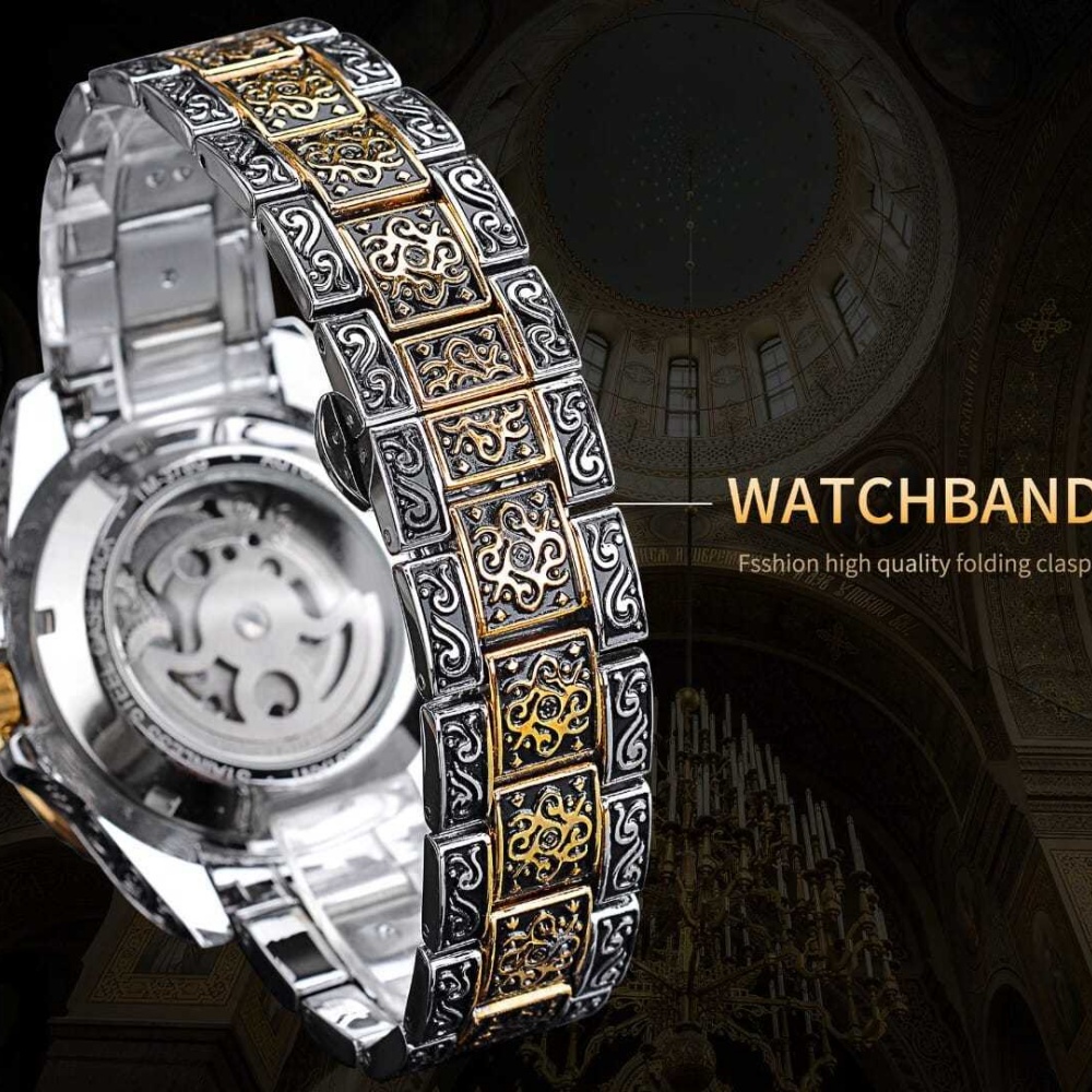 High-End Retro Men's Fully Aut - огляд і ціна Luxury Watch Engraving