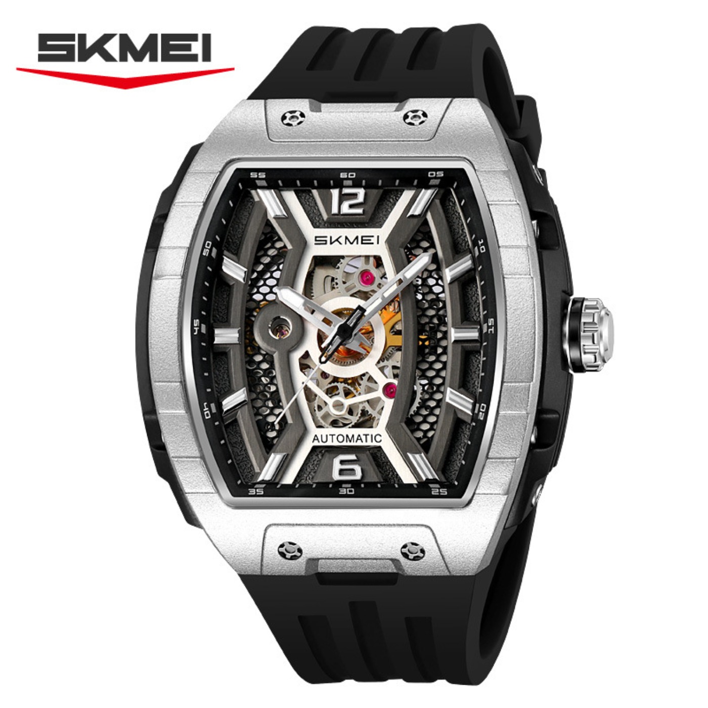 Rose Gold Tonneau Men's Automa - огляд і ціна Luxury Watch Gold