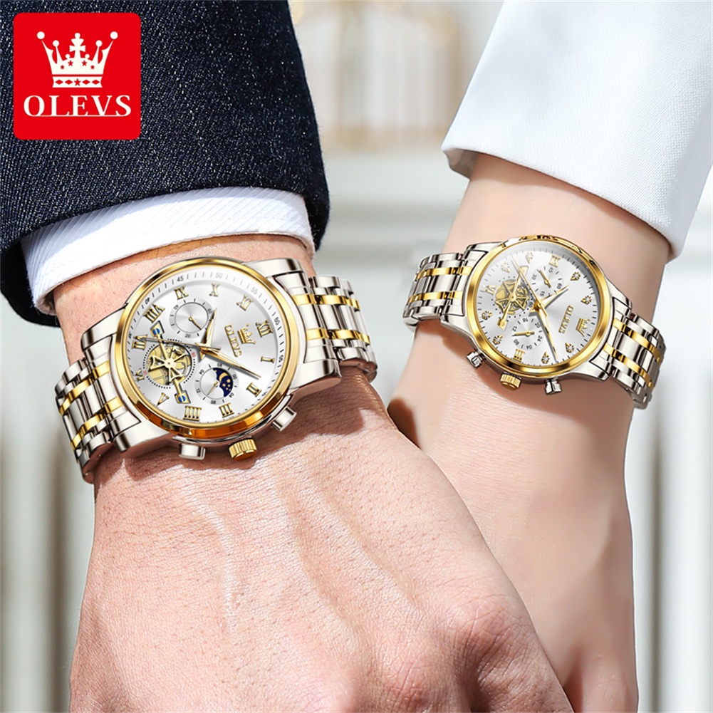 OLEVS Quartz Couple Watch Luxu - огляд і ціна Luxury Watch Zone