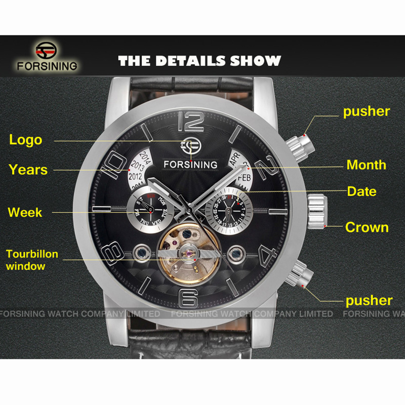 Forsining Fashion Mechanical M - огляд і ціна Regulator Display Watch