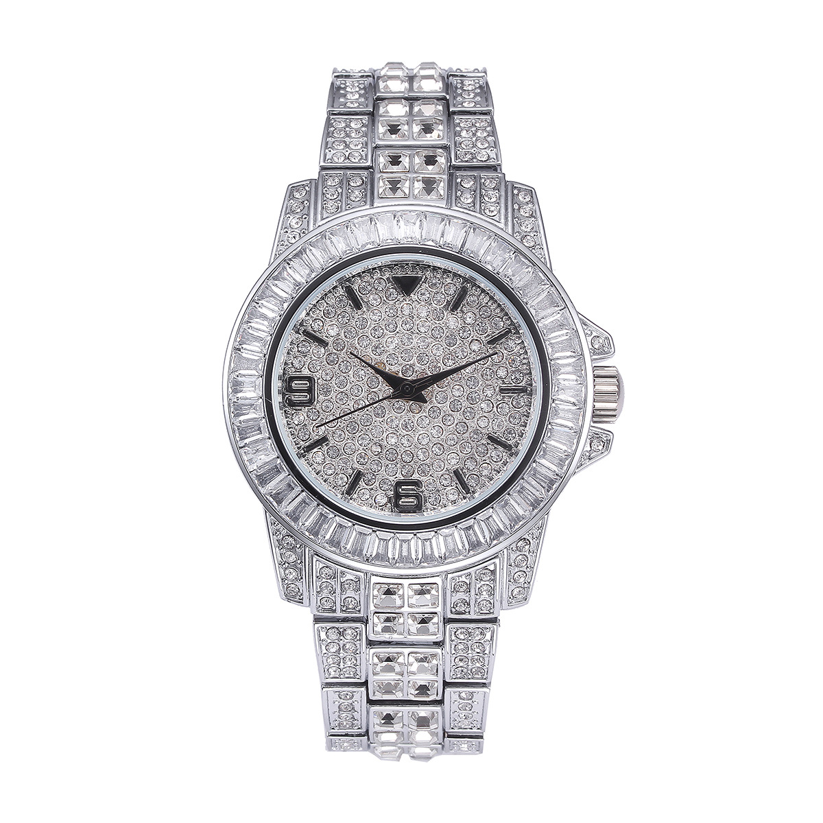 Luxury Full Stone Quartz Watch - огляд і ціна Luxury Watch Gold