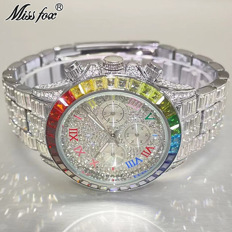 MISSFOX Luxury Iced Watch For  - огляд і ціна Luxury Watch Manufacturers