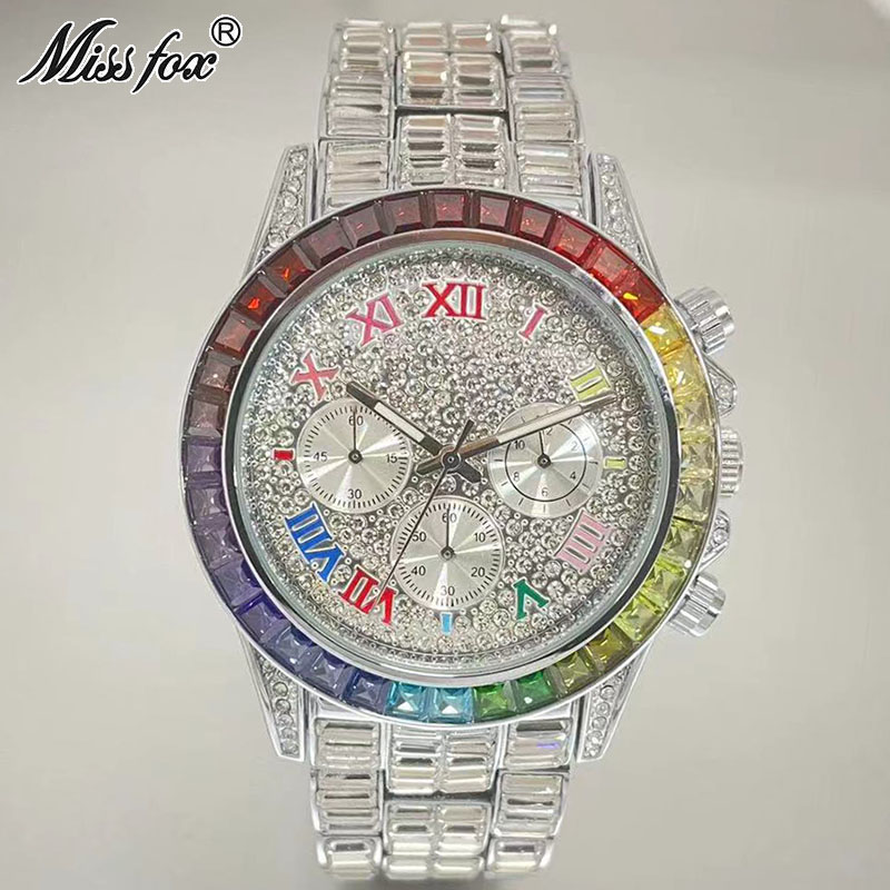 MISSFOX Luxury Iced Watch For  - огляд і ціна Luxury Watch Manufacturers