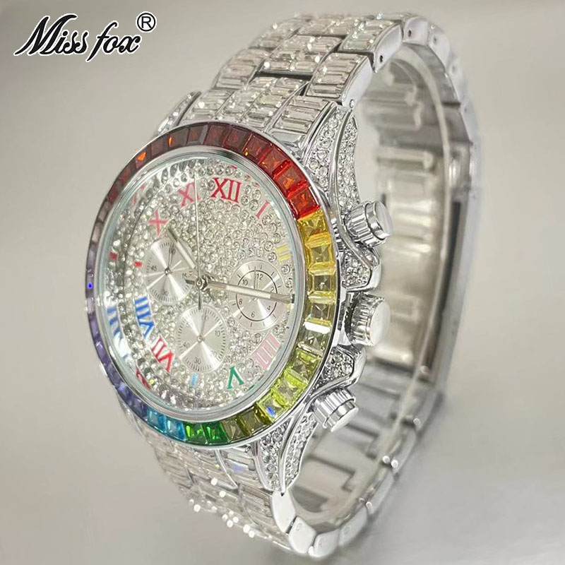 MISSFOX Luxury Iced Watch For  - огляд і ціна Luxury Watch Manufacturers