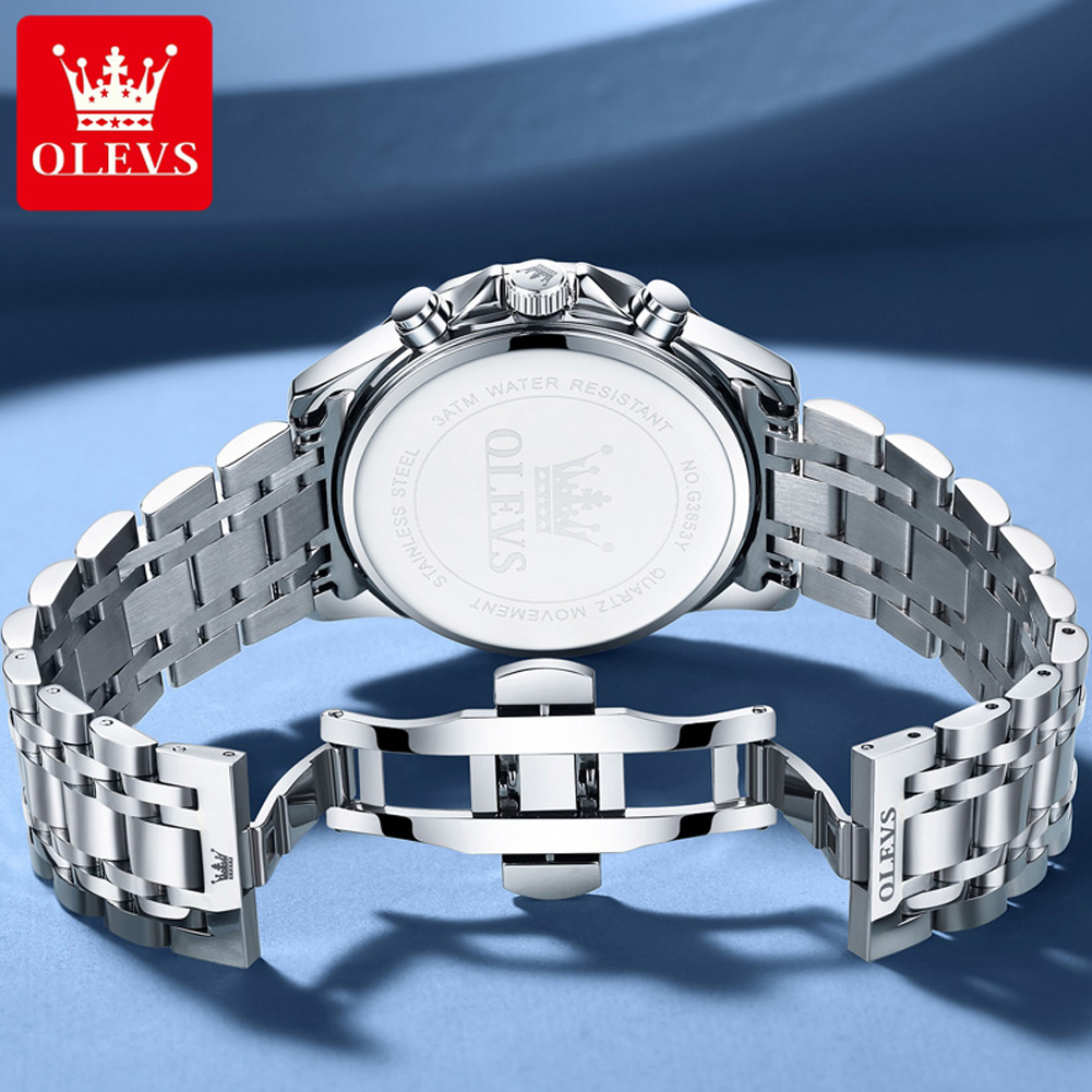 OLEVS 3653 Brand Moon Phase Ca - огляд і ціна Luxury Watch Manufacturers