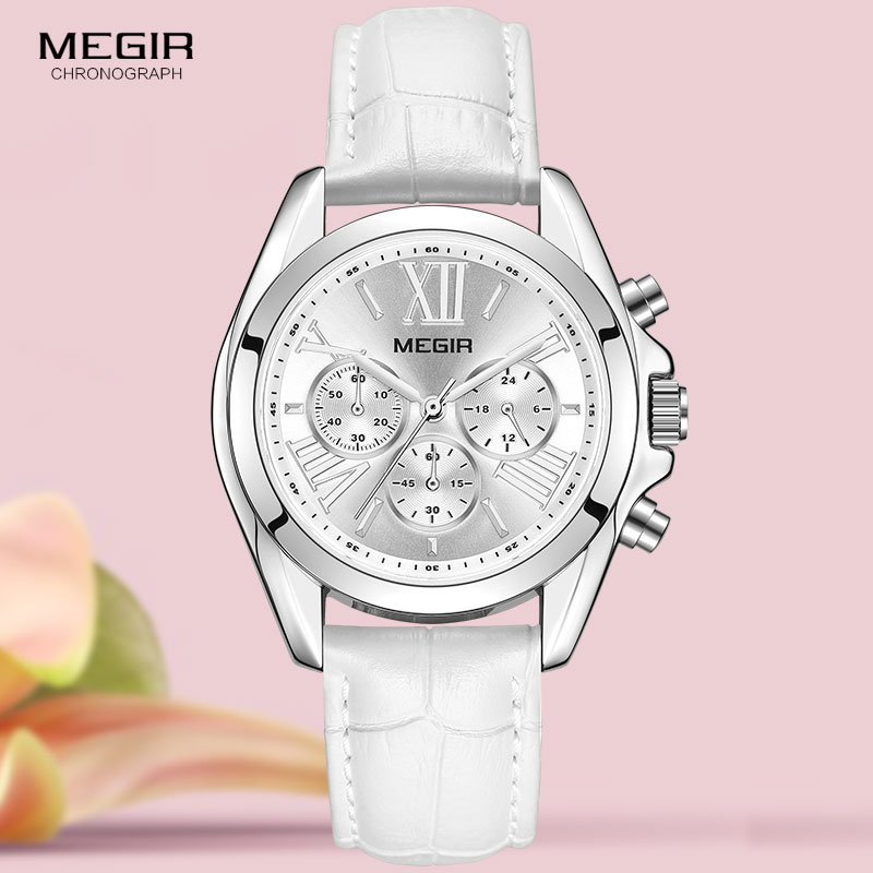 MEGIR2019 New Luxury Leather W - огляд і ціна Luxury Watch Brand For Women