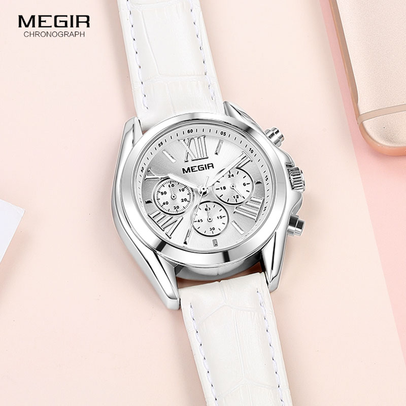 MEGIR2019 New Luxury Leather W - огляд і ціна Luxury Watch Brand For Women