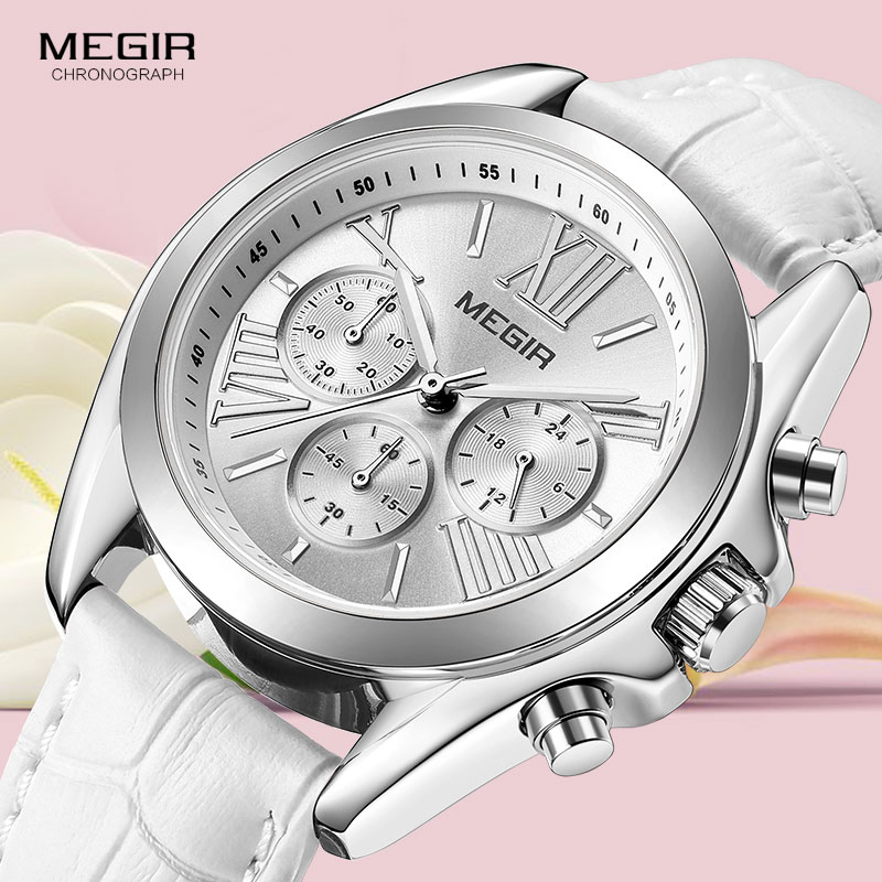 MEGIR2019 New Luxury Leather W - огляд і ціна Luxury Watch Brand For Women