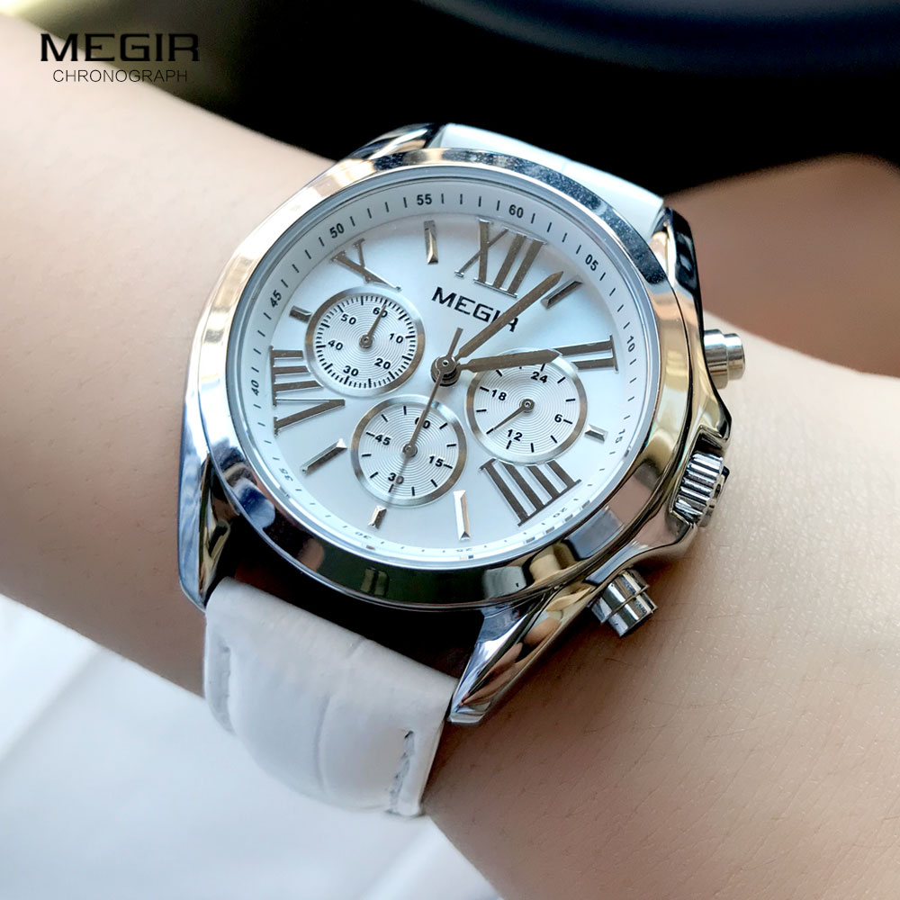 MEGIR2019 New Luxury Leather W - огляд і ціна Luxury Watch Brand For Women