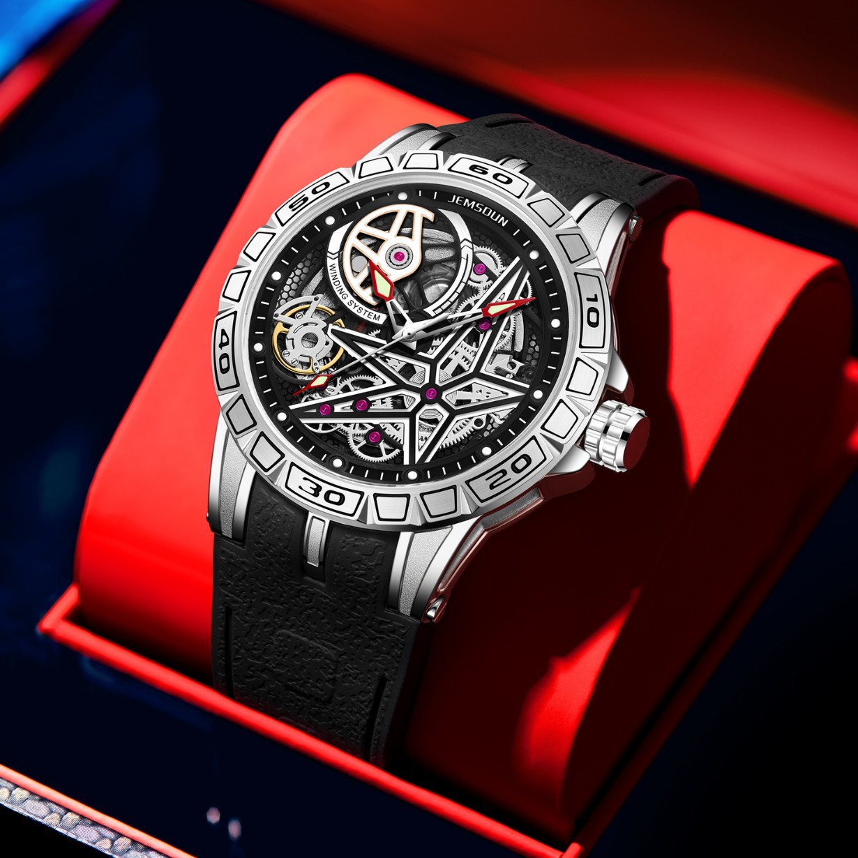 Creative 3D Quartz Watches Men - огляд і ціна Luxury Watch Engraving