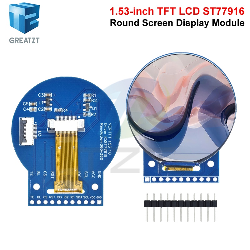 GREATZT 1/3PCS 1.53 Inch Round - огляд і ціна Regulator Display Watch