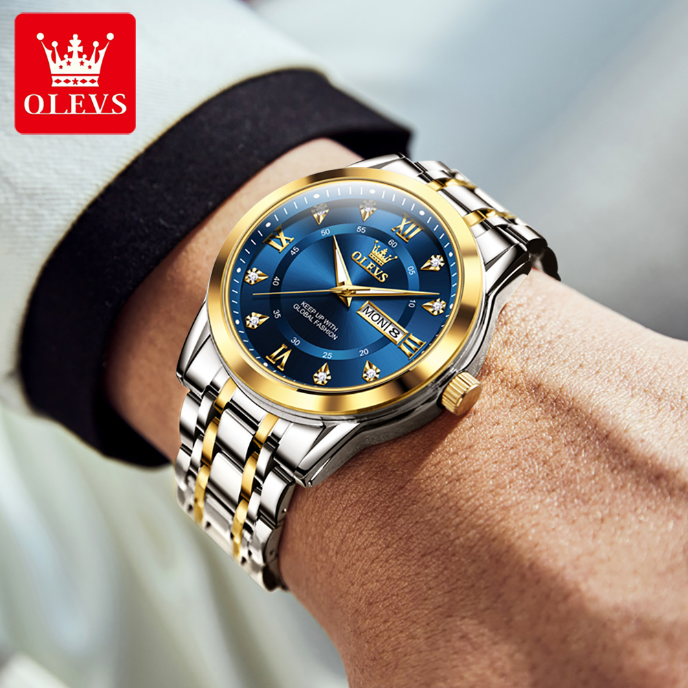 OLEVS Brand Fashion men's watc - огляд і ціна Luxury Watch Manufacturers