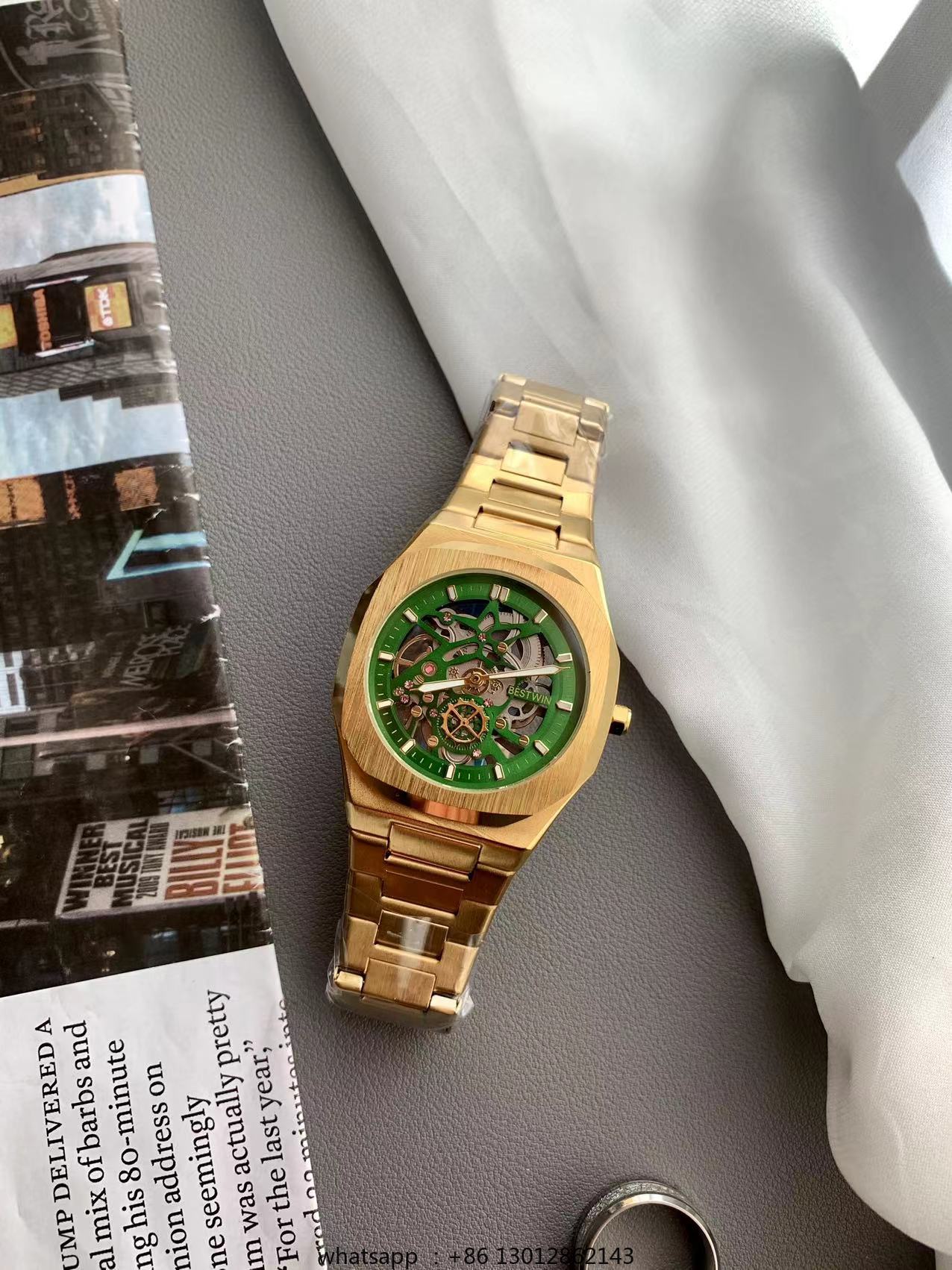 Steel strip waterproof persona - огляд і ціна Luxury Watch Gold