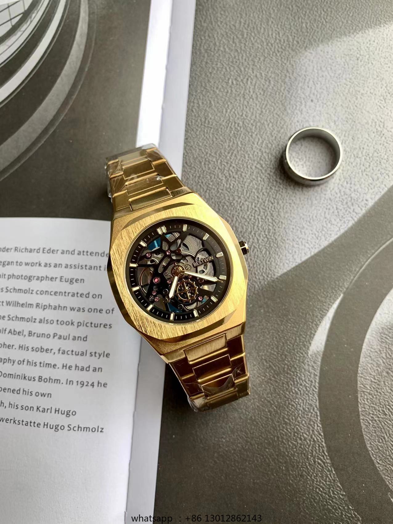 Steel strip waterproof persona - огляд і ціна Luxury Watch Gold
