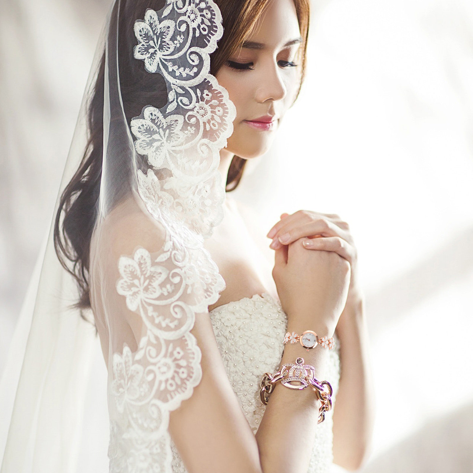Exquisite Watch White Bracelet - огляд і ціна Luxury Watch Gold