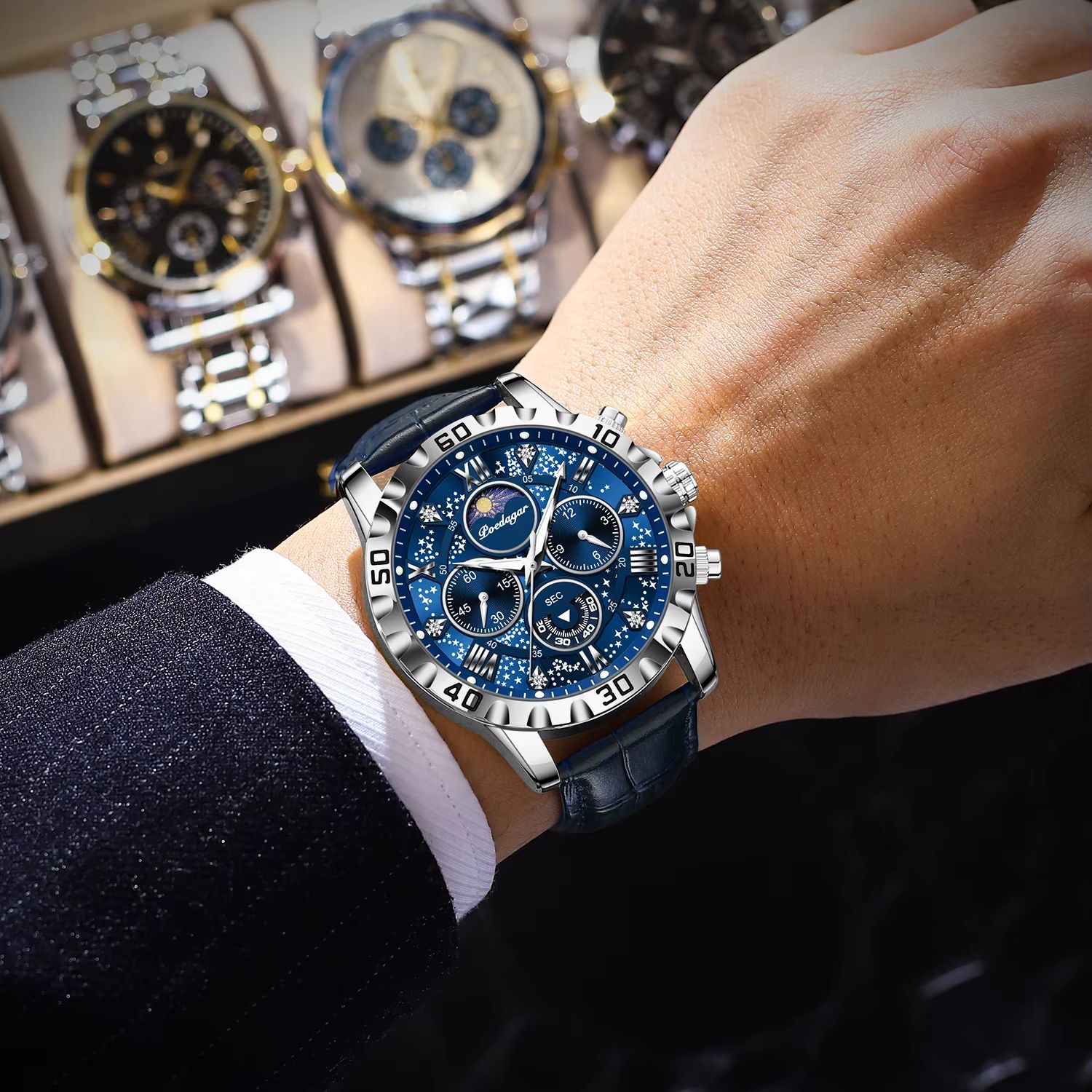 POEDAGAR Luxury Fashion Man Wa - огляд і ціна Luxury Watch Zone
