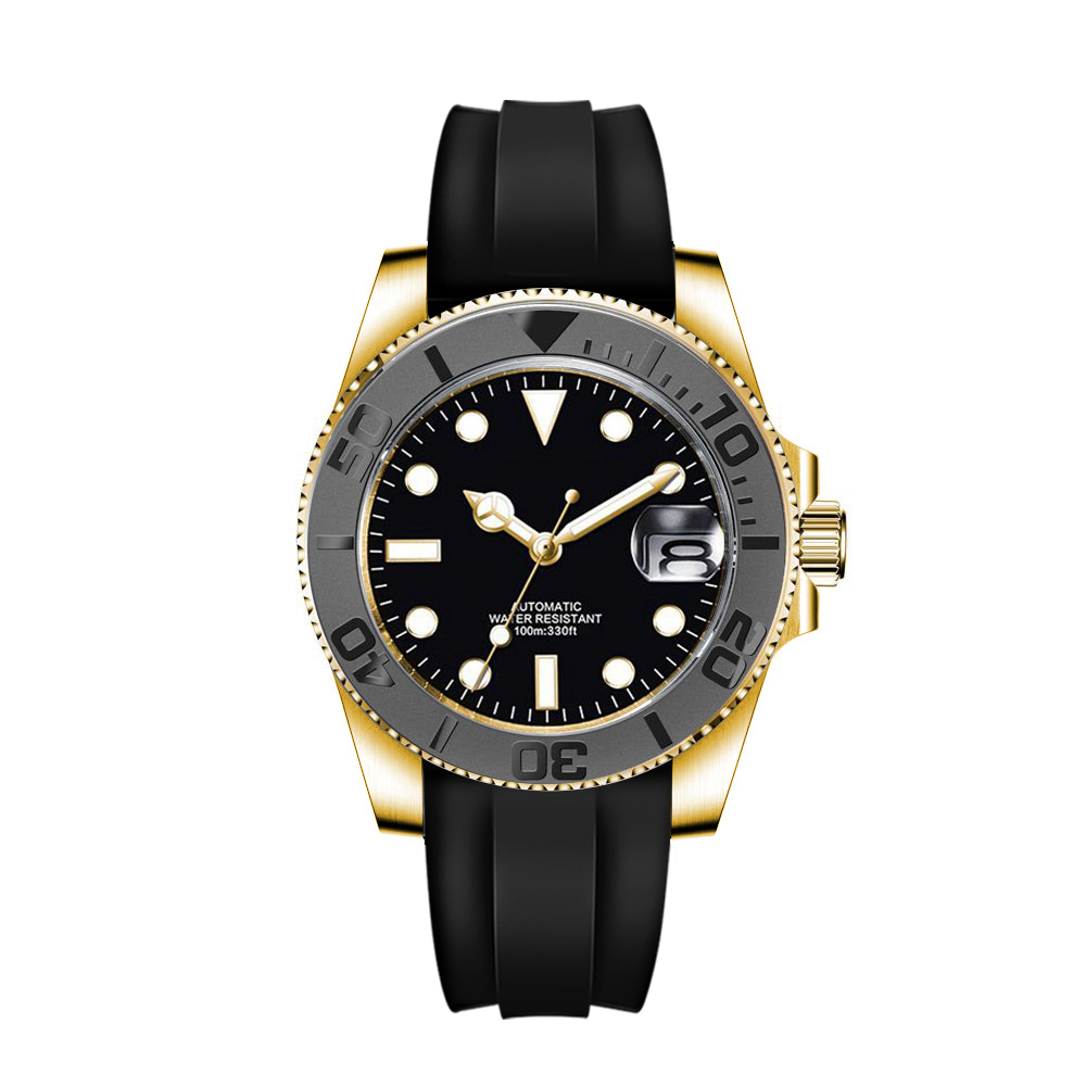 Custom logo 40mLuxury NH35/ Mi - огляд і ціна Luxury Watch Gold
