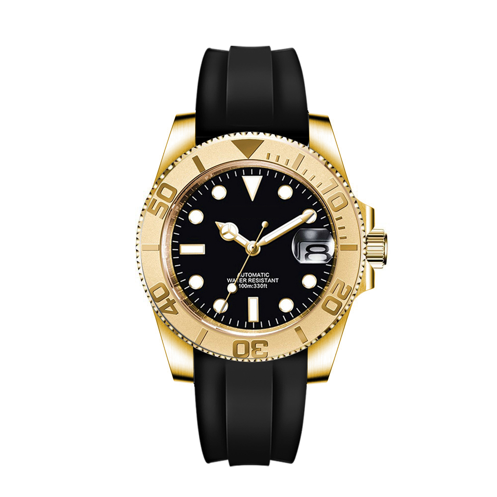 Custom logo 40mLuxury NH35/ Mi - огляд і ціна Luxury Watch Gold