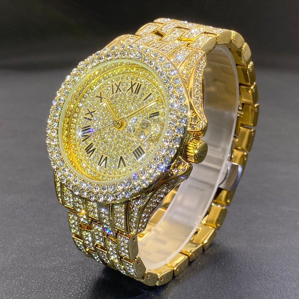 Big Gold Silver Black Wristwat - огляд і ціна Luxury Watch Gold