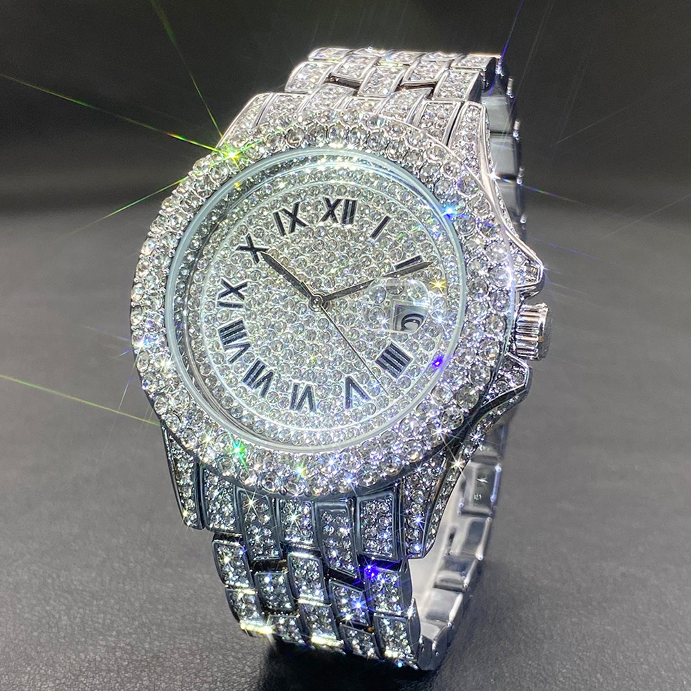 Big Gold Silver Black Wristwat - огляд і ціна Luxury Watch Gold