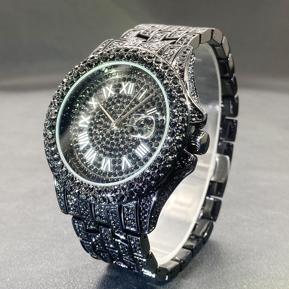 Big Gold Silver Black Wristwat - огляд і ціна Luxury Watch Gold