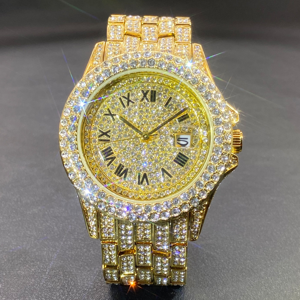 Big Gold Silver Black Wristwat - огляд і ціна Luxury Watch Gold